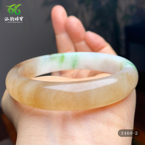 南阳独山玉红糖色扁条手镯直供