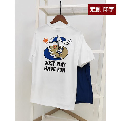 2025韩版羽毛球服短袖T恤男女文化衫球衣肌理棉感速干定制印字ST
