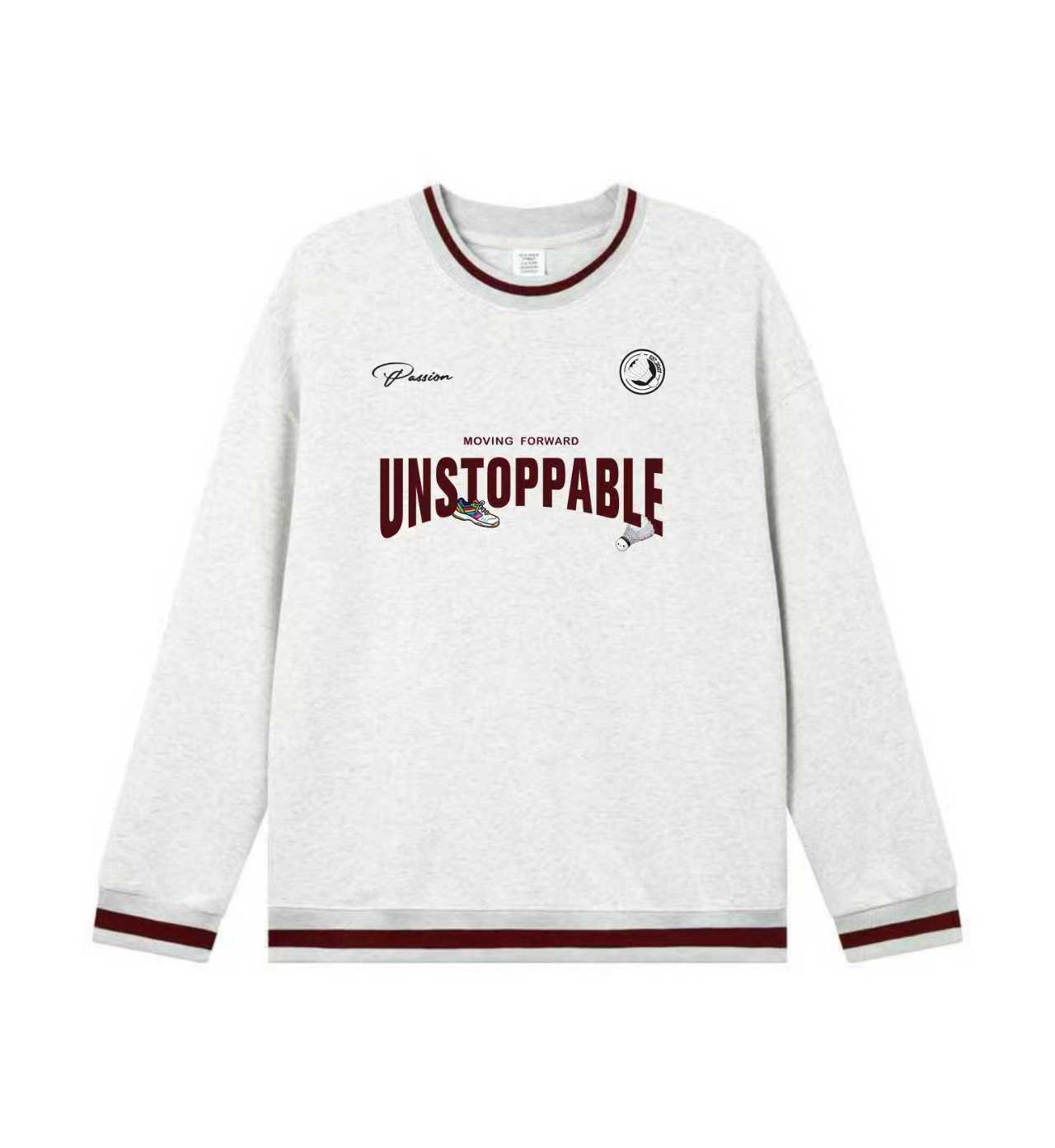 2025韩版羽毛球服长袖T恤男女文化衫球衣肌理棉感速干运动服卫衣