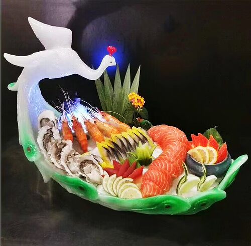 刺身盘冰盘自助餐冷餐菜盘水果盘