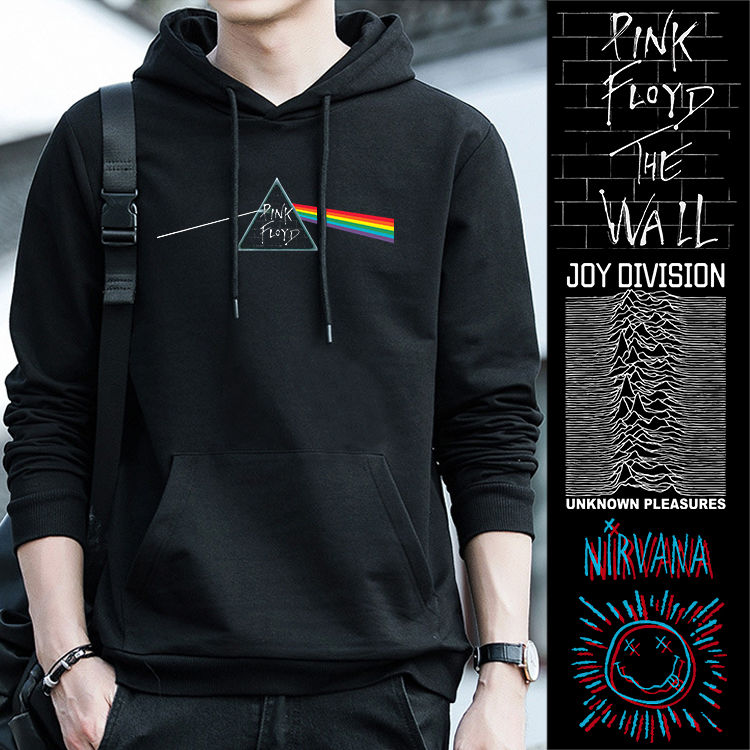 平克弗洛伊德卫衣连帽PinkFloyd绿洲脉冲长袖月之暗面nirvana衣服