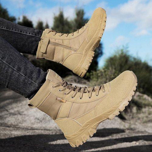 跨境RB sole Outdoor Climbing Boots Sand-Proof Boots 39-45#