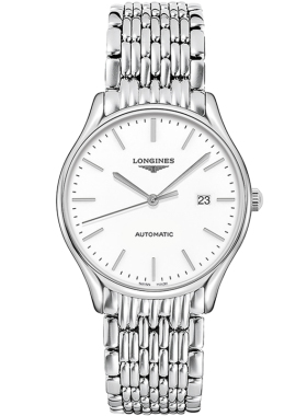 Longines/浪琴正品手表男 律雅系列大表盘机械男表L4.960.4.12.6