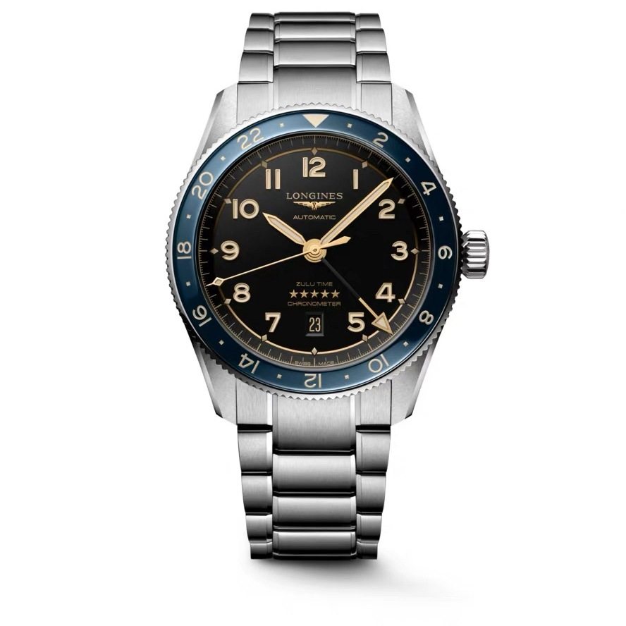 新款Longines浪琴先行者系列祖鲁时间男士机械手表L3.812.4.60.6