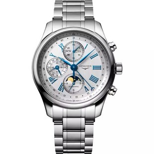 新款 手表L2.773.4.71.6 瑞士浪琴Longines名匠八针月相机械男士