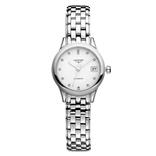 Longines浪琴正品手表军旗系列 时尚镶钻机械女表L4.274.4.27.6