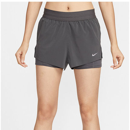 Nike/耐克夏季女士中腰二合一跑步时尚舒适运动短裤 HJ5377-036