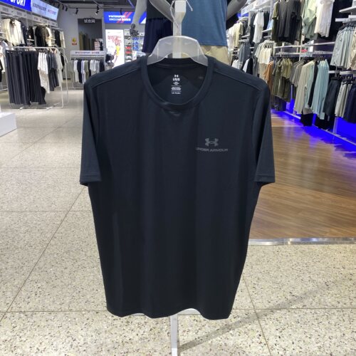 UA安德玛训练健身T恤26新款男士运动服快干透气短袖1383973-001