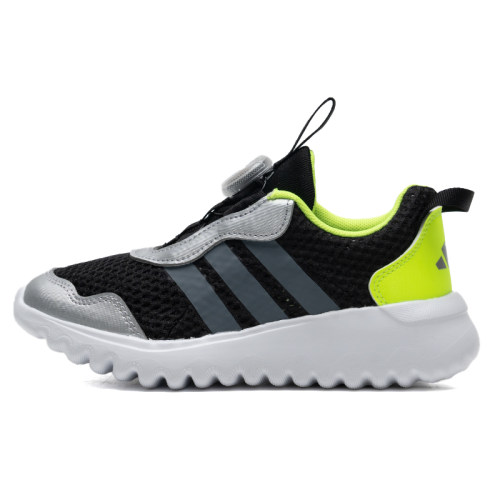 Adidas阿迪达斯小童2025款休闲舒适BOA旋钮网眼透气跑步鞋IH8726