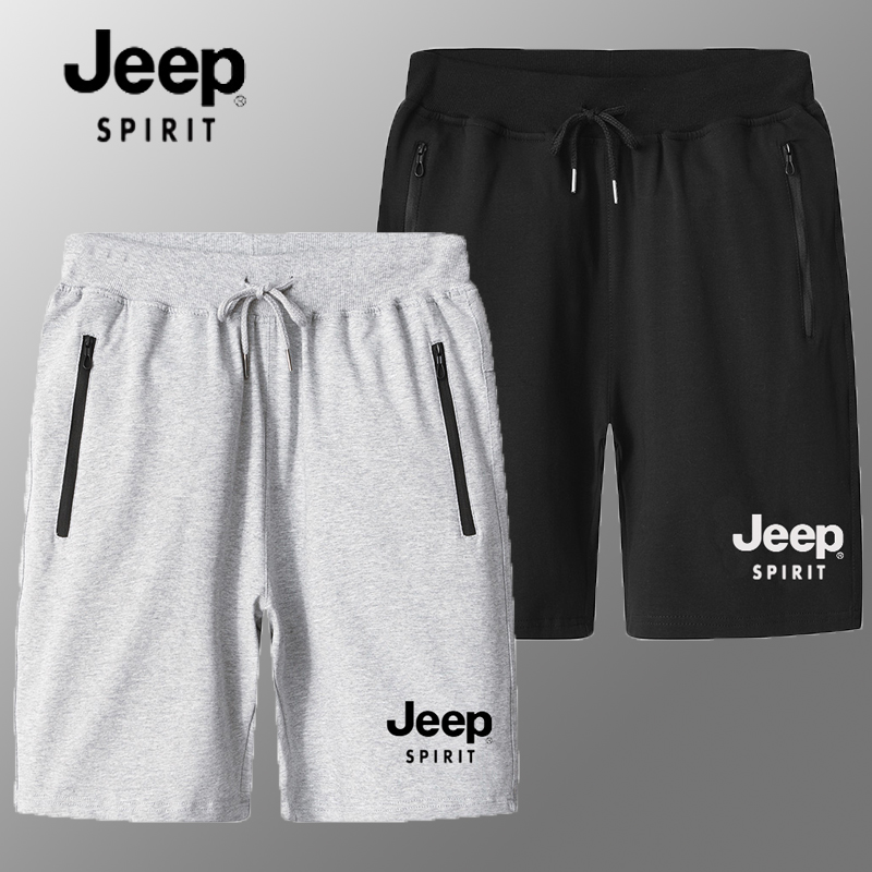JEEPSPIRIT纯棉短裤男五分裤