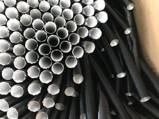 热风管柴暖配件单孔四孔铝箔出风管加长黑管配件驻车加热器吹风管