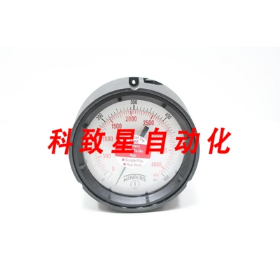 工业配件WINTERS PPC5469 压力表 4-1/2IN 0-600PSI 1/2IN NPT