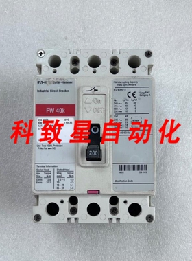 工业配件FWF3200L M08 200A断路器FW 40K
