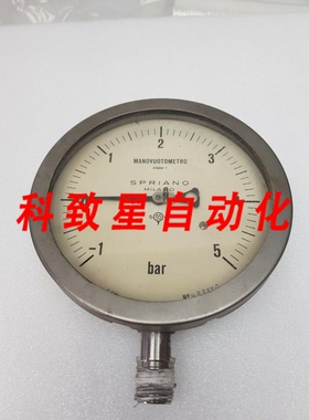 工业配件MANOVUOTOMETRO 1 类 SPRIANO压力表