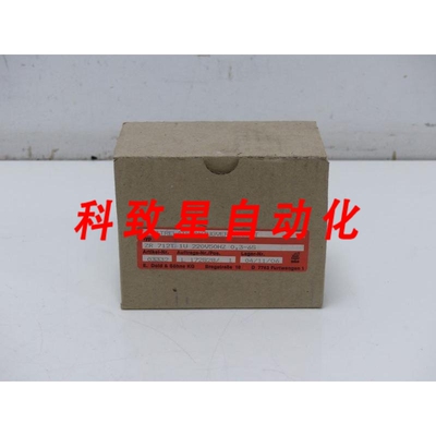 工业配件KG ZR 712T 1U 220V 50HZ 0.6-6S时间继电器 03332