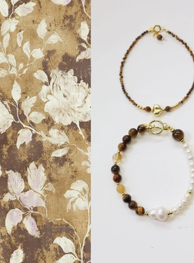 原创设计紫水晶转运事业顺心九紫运手串松石春夏新款蓝紫手链