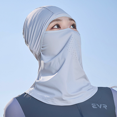 夏季男士冰丝全包防晒透气头套