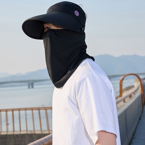 冰丝夏季男防紫外线太阳帽