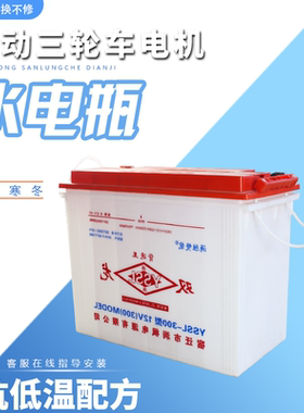 电动三轮车水电瓶牵引车叉车大容量铅酸蓄电池12V60V280型大容量