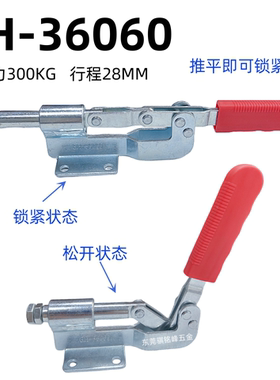 推拉式夹钳固定夹36060夹紧器