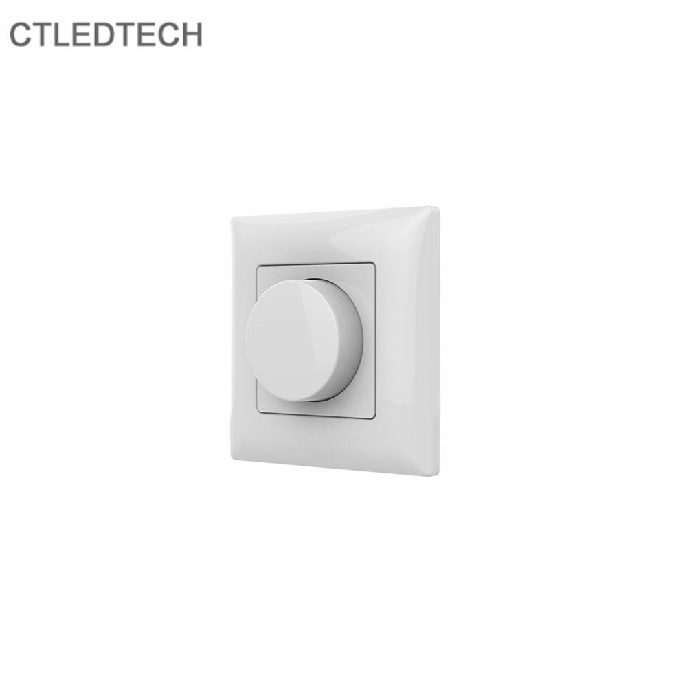 新品 PK1无线旋钮调光面板遥控器 LED RF2.4G旋钮调光器