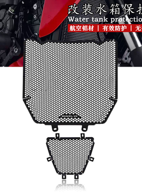 适用于杜卡迪大魔鬼 V4 Diavel V4 23-24年 改装水箱保护网防护罩
