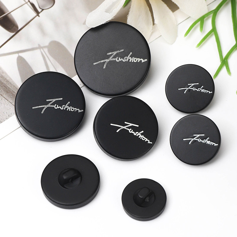 加厚树脂纽扣黑色大衣风衣扣子高档衣服外套服装辅料平面百搭配件,居家布艺,纽扣,淘宝优惠券,粉丝福利购,淘宝优惠卷