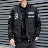 宽松短款 新款 棒球服潮流休闲立领飞行员上衣 夹克外套男春秋季 美式