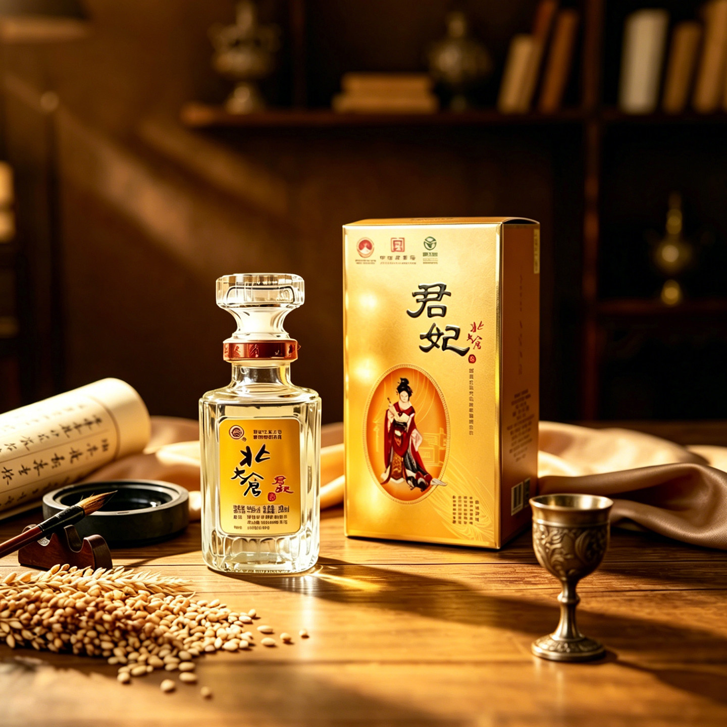 北大仓君妃酒50度酱香纯粮白酒图片