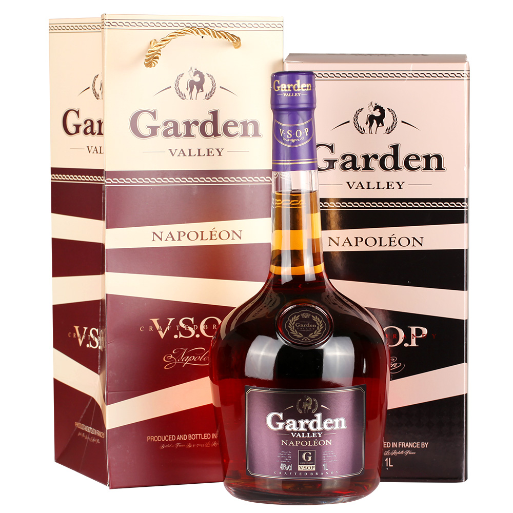 正品洋酒斤21000mlVSOP;拿破仑白兰地middot&Garden法国原瓶进口