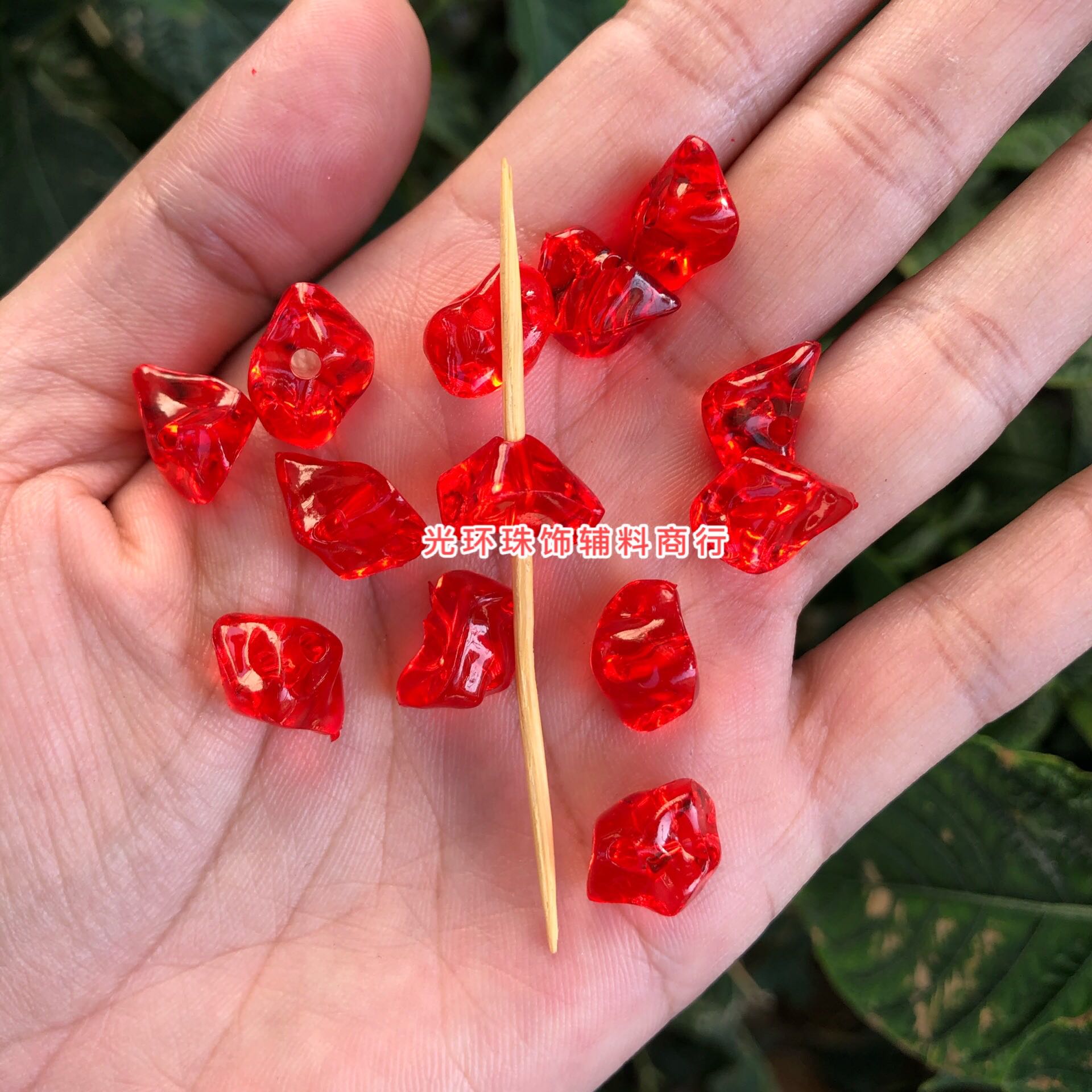 包邮 多组合不规则红色有孔亚克力珠异形塑料珠 串珠材料DIY散珠,饰品/流行首饰/时尚饰品新,其他DIY饰品配件,淘宝优惠券,粉丝福利购,淘宝优惠卷