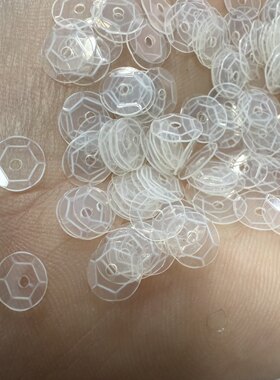 diy透明凹面婚纱辅料亮片