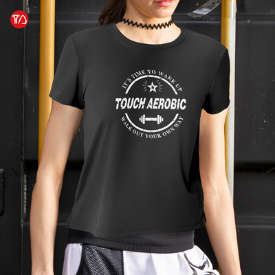 时尚个性健身潮款T恤裸感速干