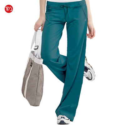 宽版直筒高弹力透气速干瑜伽裤