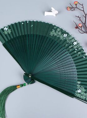 扇子小巧便携折扇专用舞蹈扇定制