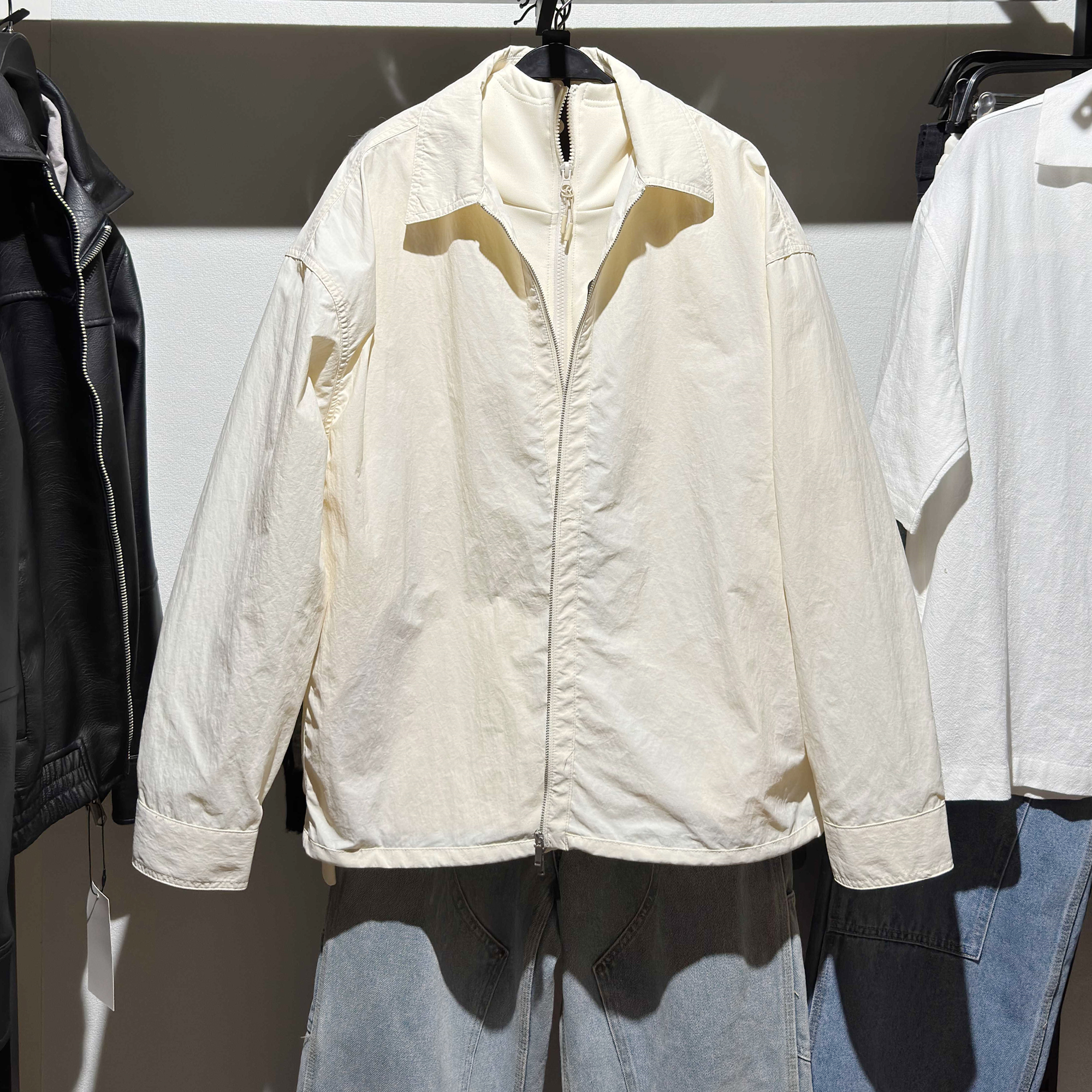 ZA男装翻领春季宽松轻薄衬衫外套