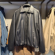 秋冬新品 ZA男装 宽松拉链仿皮翻领长袖 柜699 夹克皮衣外套 3046303