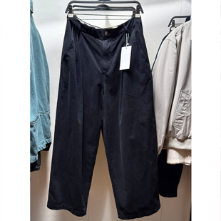 宽松棉质直筒简约休闲长裤 柜499 男装 新品 1957305 ZA2025秋季