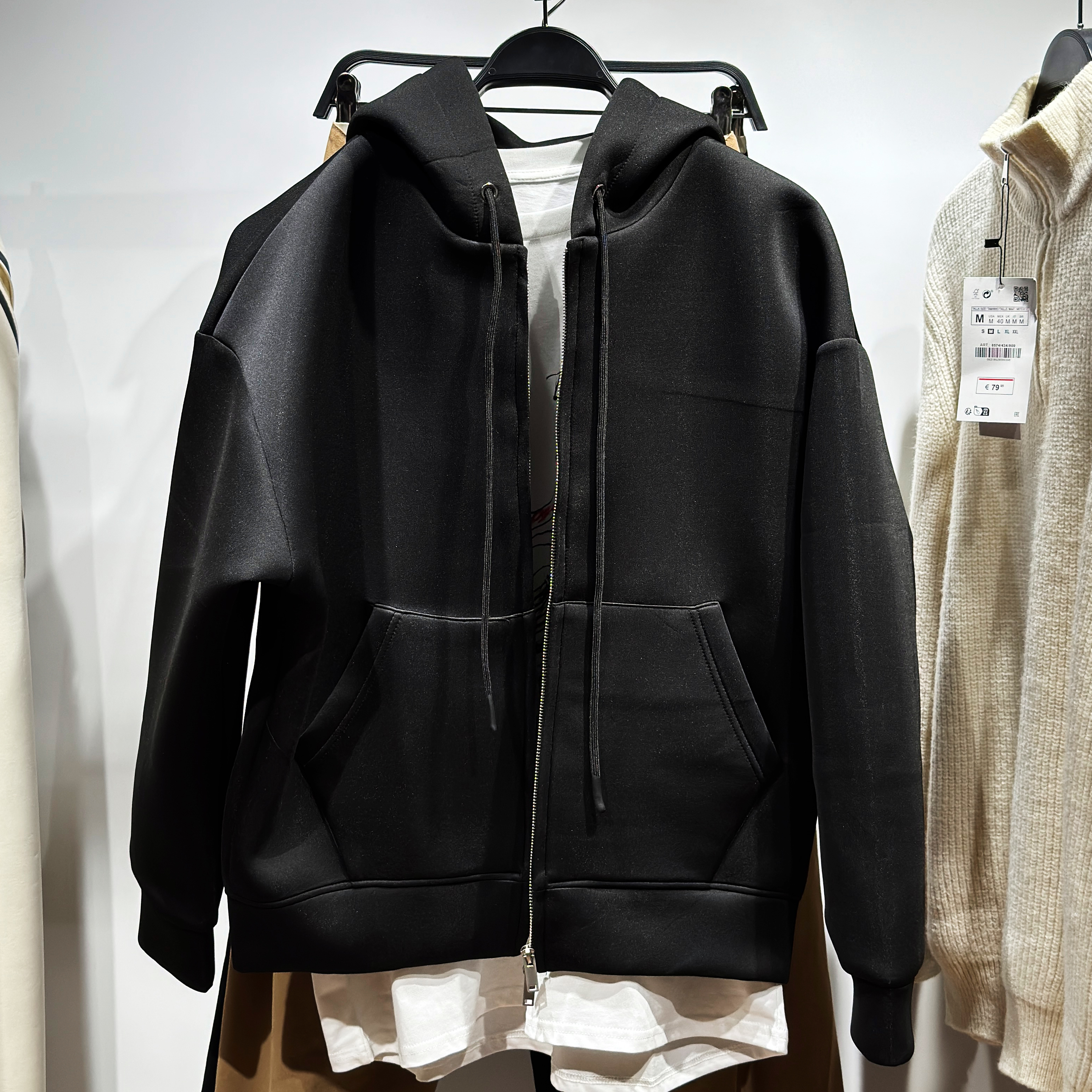 柜549！秋季新品 男装 宽松空气层重磅锁温连帽卫衣 1437380 800