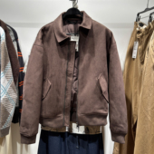 6318302 柜549 700 男装 绒面质感拉链棉服夹克外套 25秋季 新品