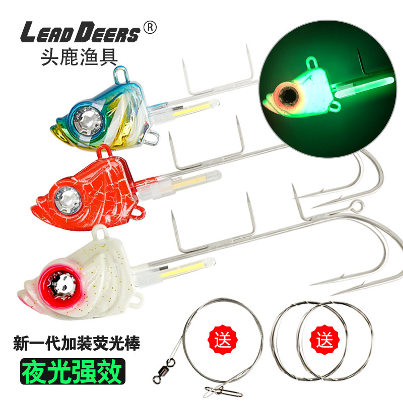 船钓双钩三钩钓带鱼专用太刀天亚