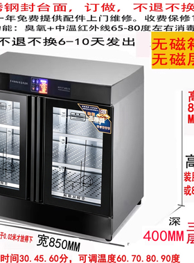订做全钢嵌入式消毒柜商用消毒柜