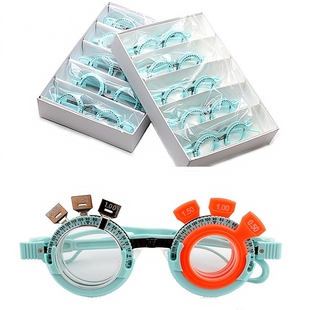 验光试镜架验光试戴架瞳距纯钛渐近多焦点配镜工具插片体验测度数