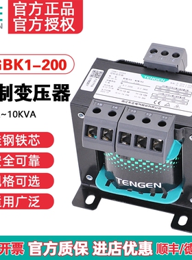 天正TGBK1-200VA隔离机床控制变压器交流380 220变220 110 36 24V