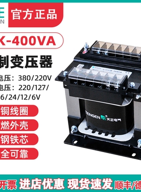 TENGEN天正 BK-400VA机床控制变压器400W380 220 110 36 24126V铜