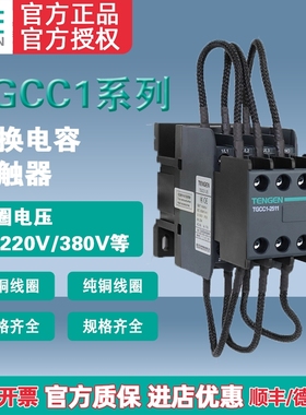 天正TENGEN切换电容交流接触器TGCC1-25/32/43/63/95A代替CJ19