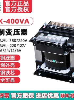 TENGEN天正 BK-400VA机床控制变压器400W380 220 110 36 24126V铜