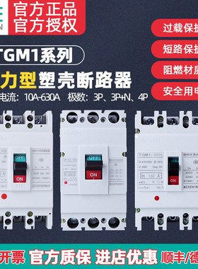 TENGEN天正TGM1塑壳断路器33002电动机保护断路器空气开关动力型