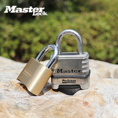 玛斯特大号密码挂锁防锈不锈钢锁1174密码锁仓库家用防盗大门锁