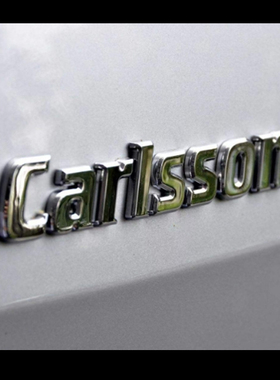 Carlsson卡尔森奔驰改装车标定做金属尾标车身改装装饰贴专用配件